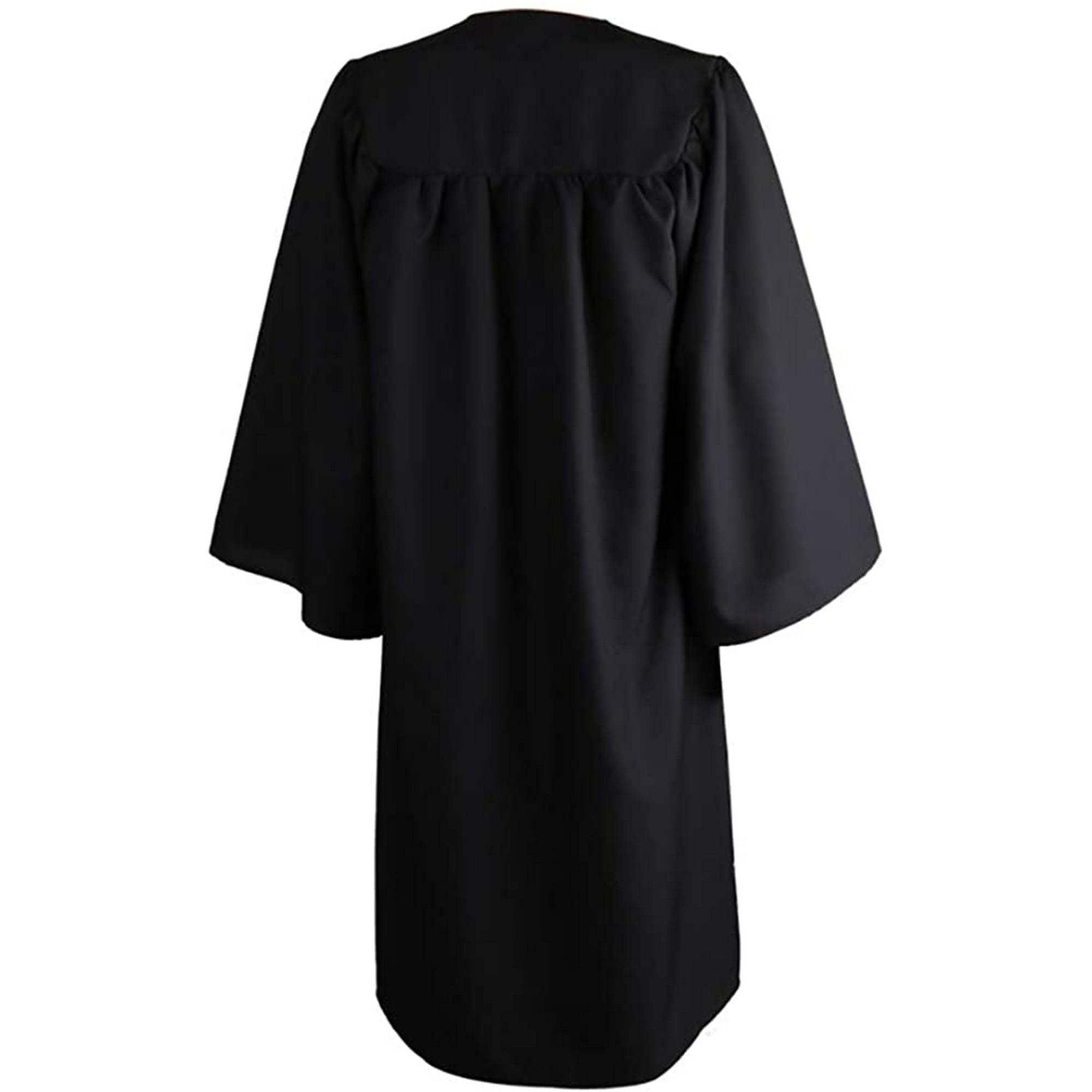 KQ_ 2020 Unisex Adults University Academic Zip Graduation Gown Robe Mortarboard